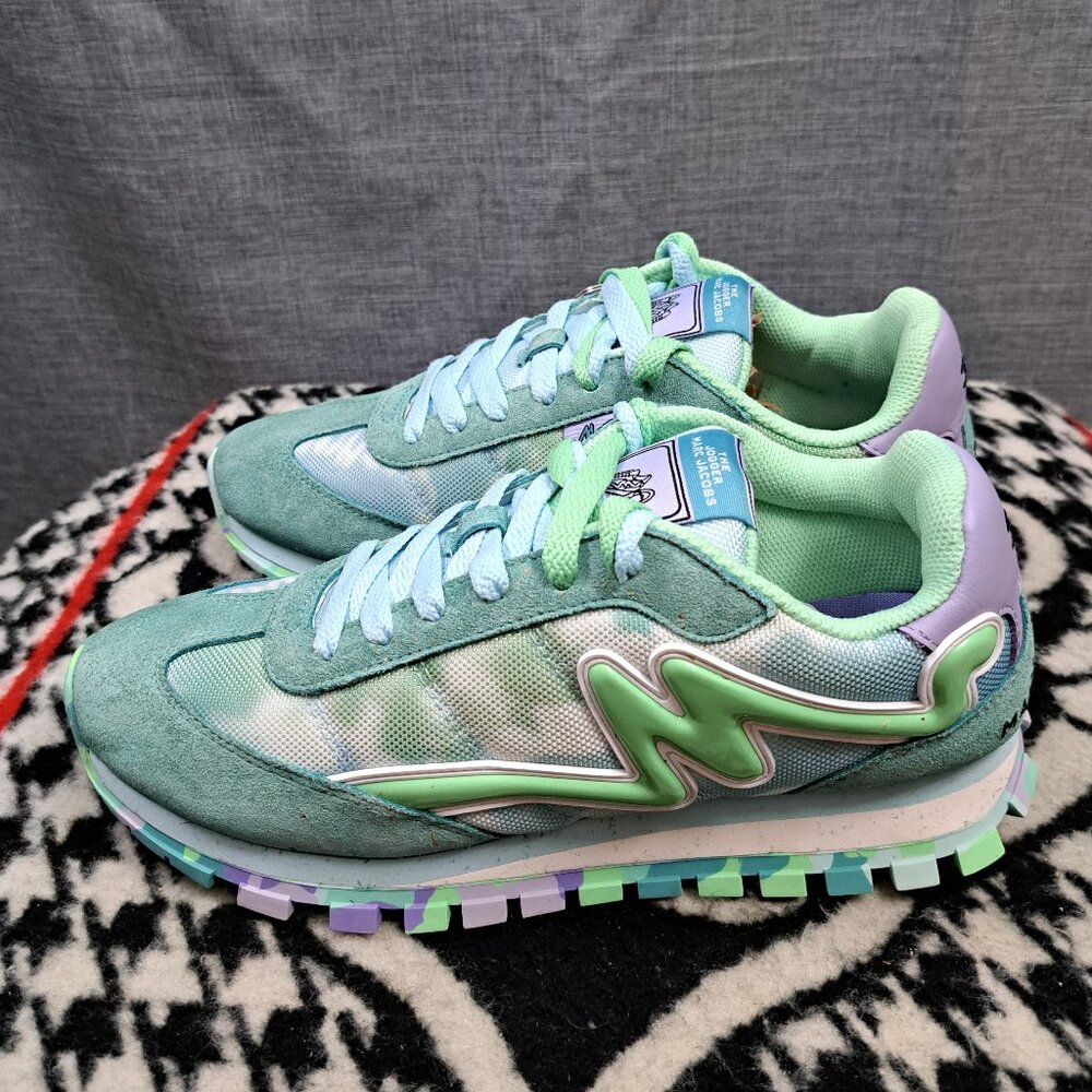 %Marc Jacobs The Tie Dye Jogger Sneaker Multi-colorway MJ keychain / A 44